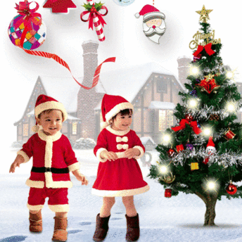 【80-150】クリスマス 子供服 可愛い サンタ コスチューム コスプレ クリスマス 子供 ベビー キッズ セットアップ